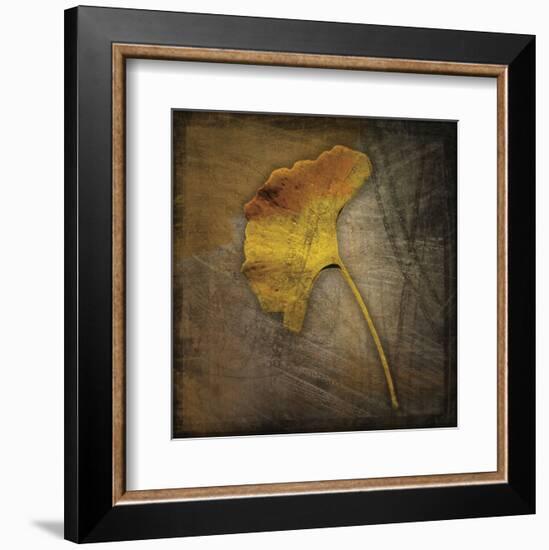 Gingko-John W^ Golden-Framed Art Print