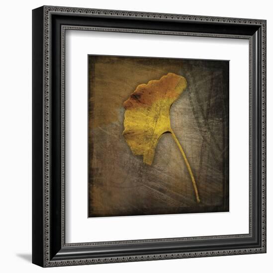 Gingko-John W^ Golden-Framed Art Print