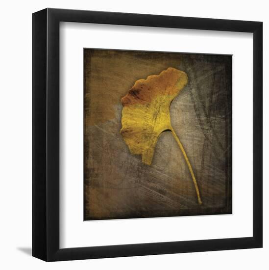 Gingko-John W^ Golden-Framed Art Print