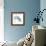 Ginkgo in Pale Blue II-Albert Koetsier-Framed Art Print displayed on a wall