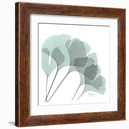 Ginkgo in Pale Blue II-Albert Koetsier-Framed Art Print