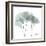 Ginkgo in Pale Blue-Albert Koetsier-Framed Art Print