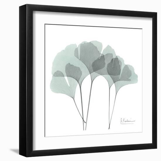 Ginkgo in Pale Blue-Albert Koetsier-Framed Art Print