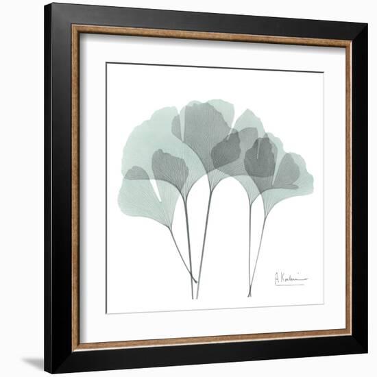 Ginkgo in Pale Blue-Albert Koetsier-Framed Art Print