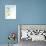 Ginkgo on Dusty Teal IX-Jennifer Goldberger-Framed Art Print displayed on a wall
