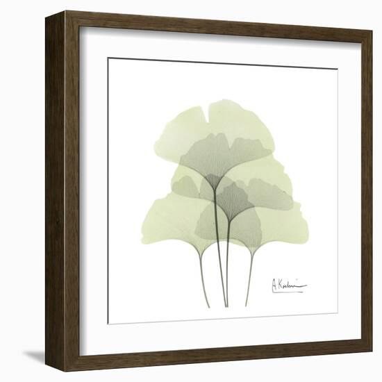 Ginkgo Quad in Green-Albert Koetsier-Framed Art Print