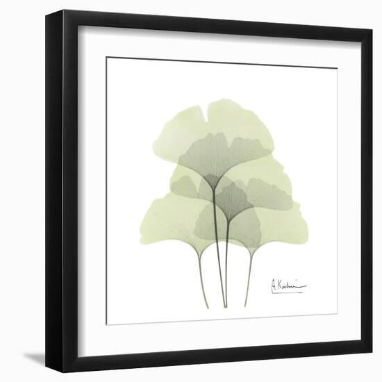 Ginkgo Quad in Green-Albert Koetsier-Framed Art Print