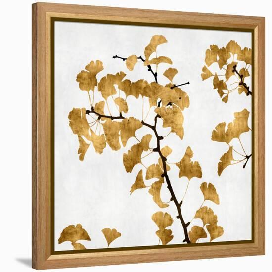 Ginko in Gold I-Kate Bennett-Framed Stretched Canvas