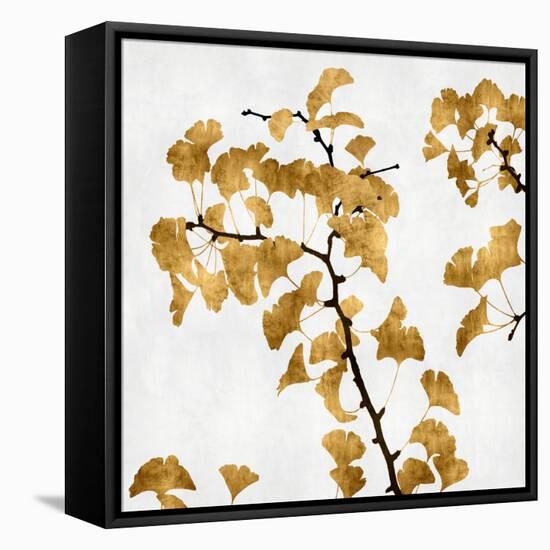 Ginko in Gold I-Kate Bennett-Framed Stretched Canvas