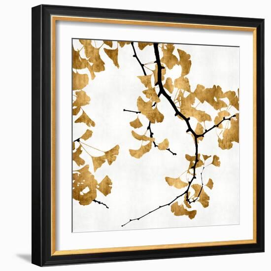 Ginko in Gold II-Kate Bennett-Framed Art Print