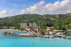 Aerial View of Ocho Rios, Jamaica in the Caribbean-Gino Santa Maria-Framed Photographic Print