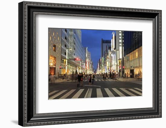 Ginza Shopping District, Tokyo, Japan, Asia-Richard Cummins-Framed Photographic Print