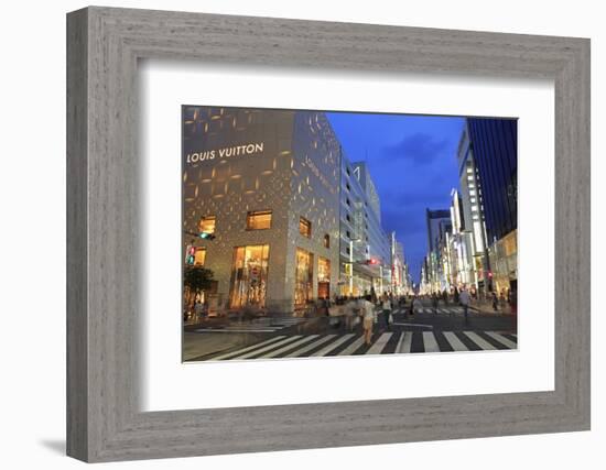 Ginza Shopping District, Tokyo, Japan, Asia-Richard Cummins-Framed Photographic Print