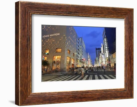 Ginza Shopping District, Tokyo, Japan, Asia-Richard Cummins-Framed Photographic Print