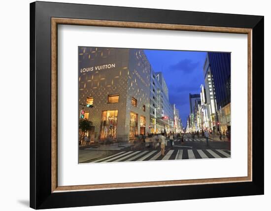 Ginza Shopping District, Tokyo, Japan, Asia-Richard Cummins-Framed Photographic Print