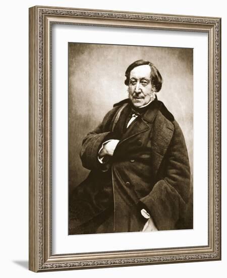 Gioacchino Rossini, 1856-Nadar-Framed Giclee Print