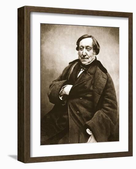 Gioacchino Rossini, 1856-Nadar-Framed Giclee Print