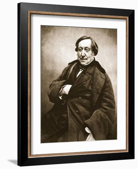 Gioacchino Rossini, 1856-Nadar-Framed Giclee Print