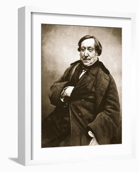 Gioacchino Rossini, 1856-Nadar-Framed Giclee Print