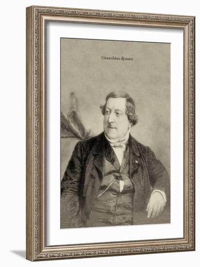 Gioacchino Rossini-null-Framed Art Print