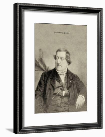 Gioacchino Rossini-null-Framed Art Print