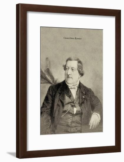 Gioacchino Rossini-null-Framed Art Print