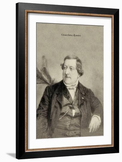 Gioacchino Rossini-null-Framed Art Print