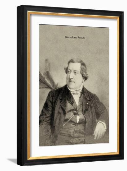 Gioacchino Rossini-null-Framed Art Print