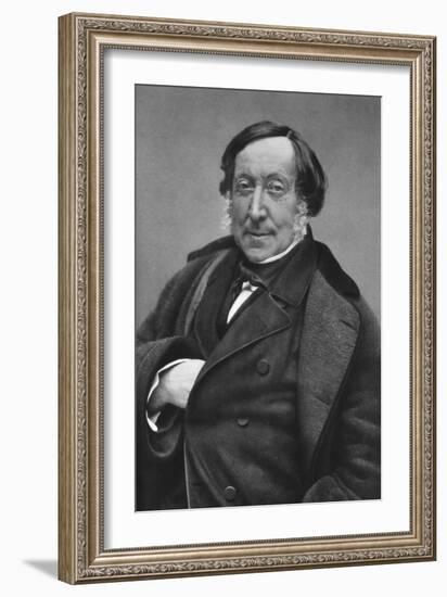 Gioachino Rossini (1792-186), Italian Composer-Felix Nadar-Framed Giclee Print