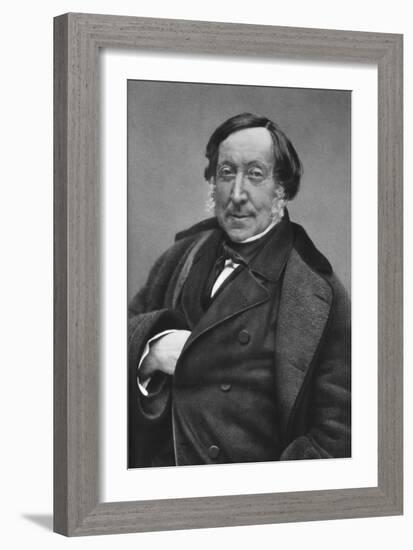 Gioachino Rossini (1792-186), Italian Composer-Felix Nadar-Framed Giclee Print