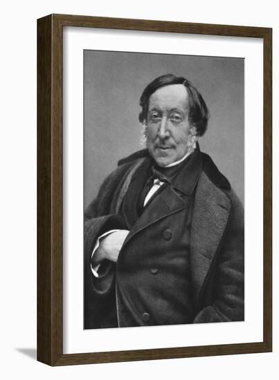 Gioachino Rossini (1792-186), Italian Composer-Felix Nadar-Framed Giclee Print