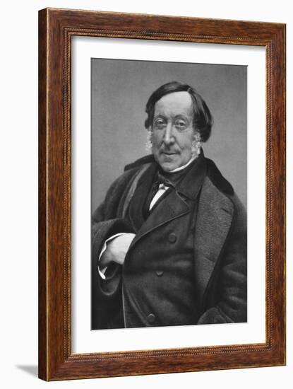 Gioachino Rossini (1792-186), Italian Composer-Felix Nadar-Framed Giclee Print