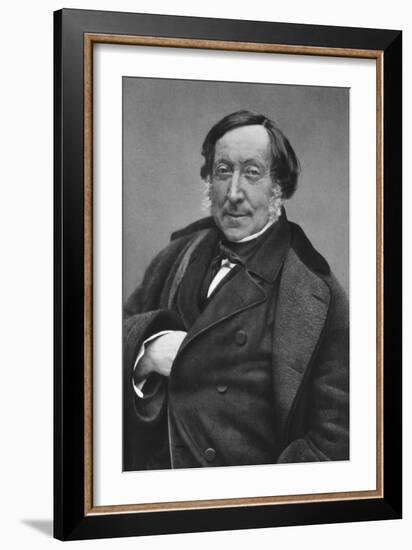 Gioachino Rossini (1792-186), Italian Composer-Felix Nadar-Framed Giclee Print