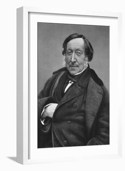 Gioachino Rossini (1792-186), Italian Composer-Felix Nadar-Framed Giclee Print