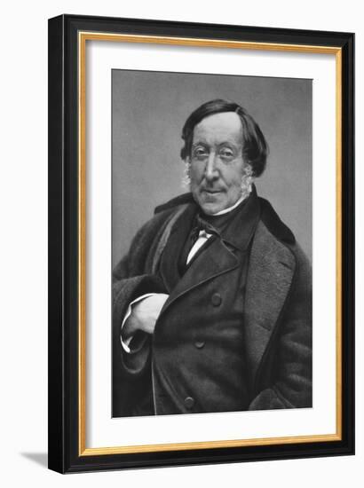 Gioachino Rossini (1792-186), Italian Composer-Felix Nadar-Framed Giclee Print