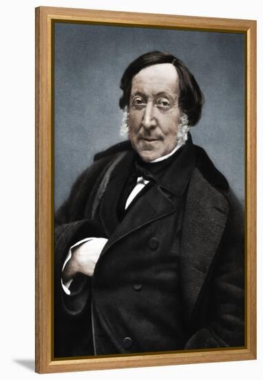 Gioachino Rossini (1792-1868), Italian composer-Nadar-Framed Premier Image Canvas