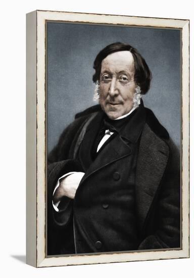 Gioachino Rossini (1792-1868), Italian composer-Nadar-Framed Premier Image Canvas