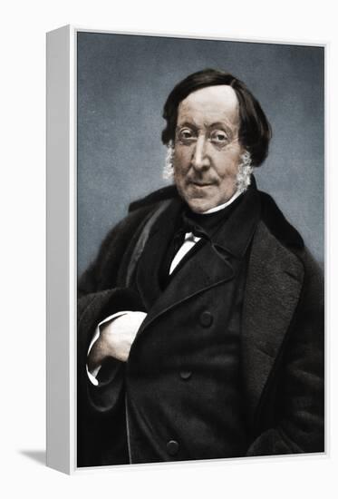 Gioachino Rossini (1792-1868), Italian composer-Nadar-Framed Premier Image Canvas