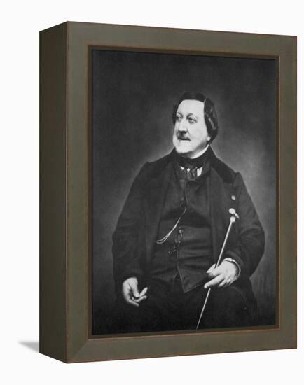 Gioachino Rossini, Italian Composer, C1865-Etienne Carjat-Framed Premier Image Canvas