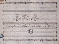 Title Page of a Cantata-Gioachino Rossini-Giclee Print