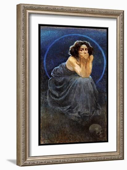 Giorgio Kienerk Lenigma Umano-Vintage Lavoie-Framed Giclee Print