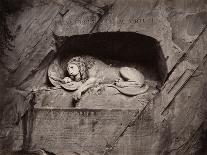 The Lion, Lucerne, Switzerland-Giorgio Sommer-Photographic Print