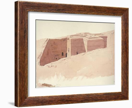 Giorgis I, Lalibela, Ethiopia, 1996 (Watercolour on Paper)-Charlie Millar-Framed Giclee Print