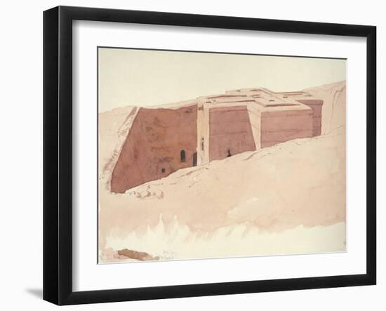 Giorgis I, Lalibela, Ethiopia, 1996 (Watercolour on Paper)-Charlie Millar-Framed Giclee Print