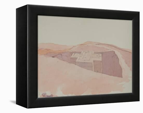 Giorgis II, Lalibela, Ethiopia, 1996-Charlie Millar-Framed Premier Image Canvas