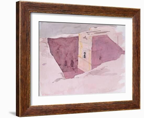 Giorgis Sunset, Lalibela, Ethiopia, 1996-Charlie Millar-Framed Giclee Print