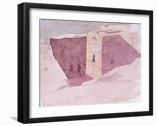 Giorgis Sunset, Lalibela, Ethiopia, 1996-Charlie Millar-Framed Giclee Print