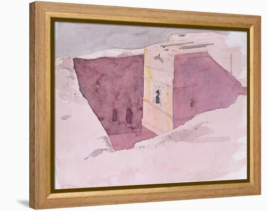 Giorgis Sunset, Lalibela, Ethiopia, 1996-Charlie Millar-Framed Premier Image Canvas