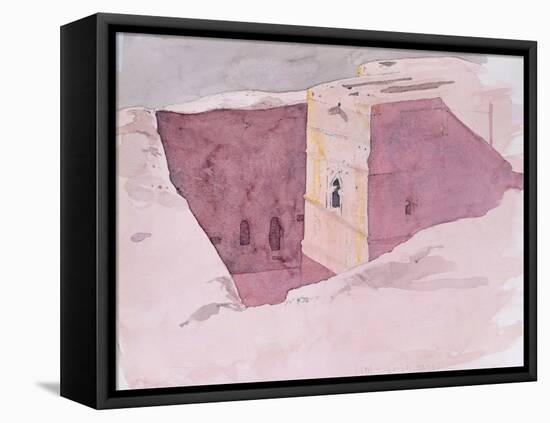 Giorgis Sunset, Lalibela, Ethiopia, 1996-Charlie Millar-Framed Premier Image Canvas