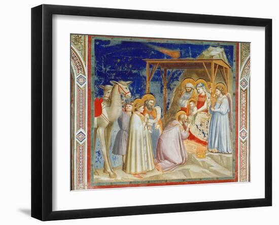 Giotto: Adoration-Giotto di Bondone-Framed Giclee Print